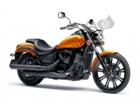 All original and replacement parts for your Kawasaki VN 900 Custom 2012.