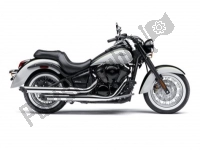 Alle originele en vervangende onderdelen voor uw Kawasaki Vulcan 900 Classic 2015.