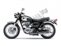 Todas as peças originais e de reposição para seu Kawasaki W 800 2012.