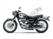 Alle originele en vervangende onderdelen voor uw Kawasaki W 800 2012.