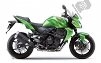 Alle originele en vervangende onderdelen voor uw Kawasaki Z 750 2012.