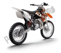 Alle originele en vervangende onderdelen voor uw KTM 105 SX USA 2011.