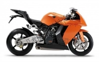 Todas as peças originais e de reposição para seu KTM 1190 RC8 Black Australia 2010.