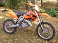 Todas las piezas originales y de repuesto para su KTM 125 EXC Europe 2005.