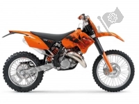 Tutte le parti originali e di ricambio per il tuo KTM 125 EXC Europe 2006.