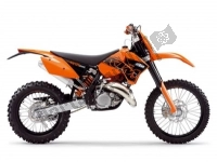 Todas las piezas originales y de repuesto para su KTM 125 EXC Europe 2007.