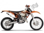 KTM EXC 125  - 2012 | Alle onderdelen