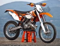 Todas las piezas originales y de repuesto para su KTM 125 EXC SIX Days Europe 2013.