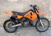 All original and replacement parts for your KTM 125 LC2 100 Weiss United Kingdom 1997.