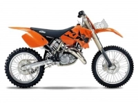 Tutte le parti originali e di ricambio per il tuo KTM 125 SX Europe 2003.