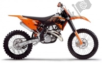 All original and replacement parts for your KTM 125 SX Europe 2007.