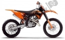 Toutes les pièces d'origine et de rechange pour votre KTM 125 SX Europe 2007.