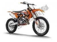 Todas as peças originais e de reposição para seu KTM 125 SX Europe 2015.