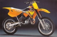 Toutes les pièces d'origine et de rechange pour votre KTM 125 SX M O Europe 1997.