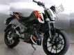 Wszystkie oryginalne i zamienne części do Twojego KTM 200 Duke WH W O ABS B D 14 Asia 2014.