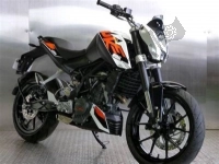 All original and replacement parts for your KTM 200 Duke WH W O ABS CKD 15 Colombia 2014.