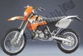 Toutes les pièces d'origine et de rechange pour votre KTM 200 EXC 99 USA 1999.