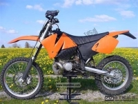 All original and replacement parts for your KTM 200 EXC Australia 2000.