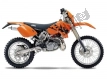 Toutes les pièces d'origine et de rechange pour votre KTM 200 EXC Australia 2003.