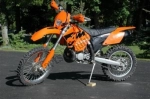 Options and accessories for the KTM EXC 200  - 2005