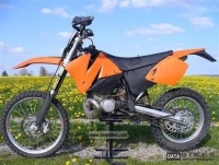 Todas as peças originais e de reposição para seu KTM 200 EXC USA 2000.