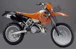 Options and accessories for the KTM EXC 250  - 1999