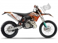 Todas as peças originais e de reposição para seu KTM 250 EXC SIX Days Europe 2010.