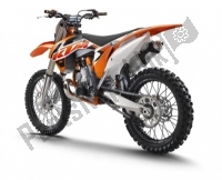 Alle originele en vervangende onderdelen voor uw KTM 250 SX USA 2015.