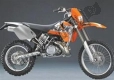 Toutes les pièces d'origine et de rechange pour votre KTM 300 EXC 99 Europe 1999.