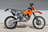All original and replacement parts for your KTM 400 EXC Racing SIX Days Europe 2002.