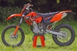 Clothes for the KTM EXC 450 Racing  - 2007