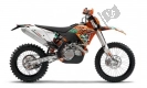 Todas as peças originais e de reposição para seu KTM 450 XC W SIX Days USA 2011.