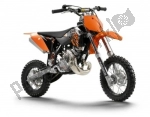 Handlebars and controls for the KTM SX 50 LC - 2006