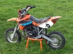 Fuel tank and accessories for the KTM SX 50 Junior  - 2000