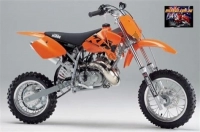 Todas as peças originais e de reposição para seu KTM 50 SX PRO Senior LC Australia 2003.