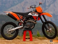 Alle originele en vervangende onderdelen voor uw KTM 505 SX F Europe 2008.