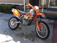 Todas as peças originais e de reposição para seu KTM 520 EXC Racing Australia 2002.