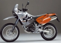 Todas las piezas originales y de repuesto para su KTM 640 Adventure R Australia 2002.