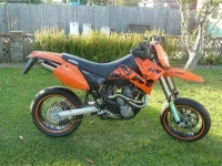 Todas as peças originais e de reposição para seu KTM 640 LC4 Enduro Orange 12L Australia 2003.