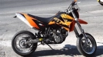 Options and accessories for the KTM LC4-E 640 Supermoto  - 2006