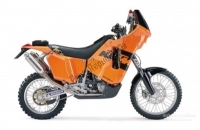 Toutes les pièces d'origine et de rechange pour votre KTM 660 Rallye Costumer Europe 2004.