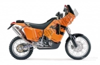 Tutte le parti originali e di ricambio per il tuo KTM 660 Rallye Factory Repl Europe 2004.