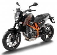 Alle originele en vervangende onderdelen voor uw KTM 690 Duke Black ABS Europe 2014.