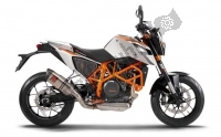 Alle originele en vervangende onderdelen voor uw KTM 690 Duke R ABS Europe 2013.