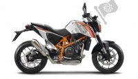 Todas las piezas originales y de repuesto para su KTM 690 Duke White ABS China 2015.