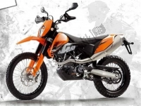 Toutes les pièces d'origine et de rechange pour votre KTM 690 Enduro 08 Australia United Kingdom 2008.