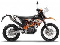 Alle originele en vervangende onderdelen voor uw KTM 690 Enduro R USA 2012.