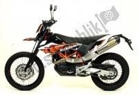 Alle originele en vervangende onderdelen voor uw KTM 690 SMC 09 Europe 2009.