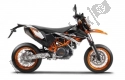 Alle originele en vervangende onderdelen voor uw KTM 690 SMC R ABS Europe 2015.