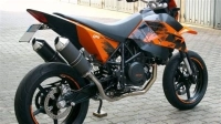 Alle originele en vervangende onderdelen voor uw KTM 690 Supermoto Black Australia United Kingdom 2007.